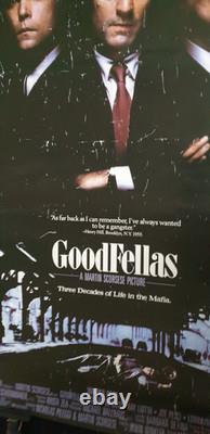 Affiche Quad Originale Rare de GoodFellas 40 x 27 Objet de Collection