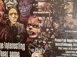 Affiche Quad Originale Signée par Graham Humphreys Le Monstre Club