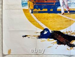 Affiche Quad Originale de Pulp 1972 Michael Caine Mickey Rooney Mike Hodges