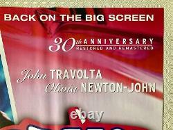 Affiche Quad du 30e anniversaire de Grease Park Circus 2008 avec Travolta et Newton John