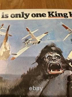 Affiche britannique du film original King Kong de 1976
