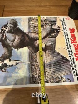 Affiche britannique du film original King Kong de 1976