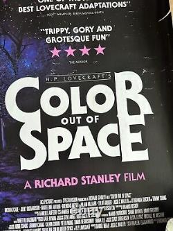 Affiche britannique quad de Color Out of Space / Couleur Out of Space