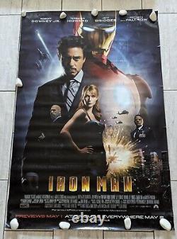 Affiche cinéma XXL du premier film Iron Man en 2008