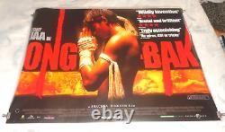 Affiche cinéma originale Ong-Bak UK Quad 2003 Tony Jaa