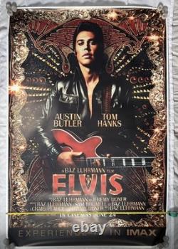 Affiche d’exposition Elvis IMAX 48 x 71 Austin Butler rare roulée