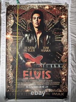Affiche d’exposition Elvis IMAX 48 x 71 Austin Butler rare roulée