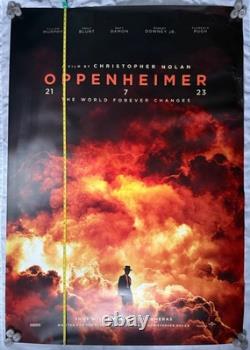 Affiche d’exposition IMAX Oppenheimer 48 x 69 Nolan rare enroulée