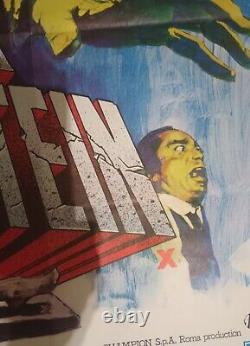 Affiche de Film British Quad Original 1974 Chair pour Frankenstein d'Andy Warhol