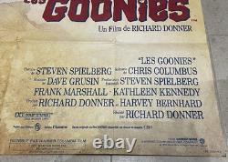 Affiche de cinéma Goonies 1985 ORIGINALE FRANÇAISE GRANDE 47x63 Pas Quad