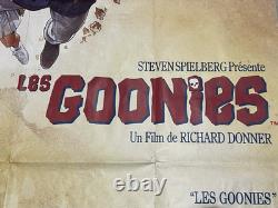 Affiche de cinéma Goonies 1985 ORIGINALE FRANÇAISE GRANDE 47x63 Pas Quad