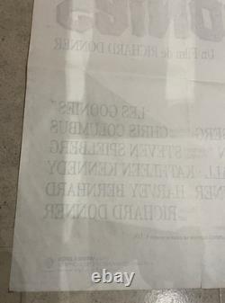 Affiche de cinéma Goonies 1985 ORIGINALE FRANÇAISE GRANDE 47x63 Pas Quad