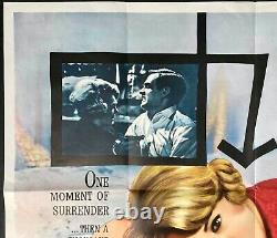 Affiche de cinéma ORIGINALE Quad Moment to Moment Jean Seberg Honor Blackman 65