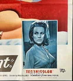 Affiche de cinéma ORIGINALE Quad Moment to Moment Jean Seberg Honor Blackman 65