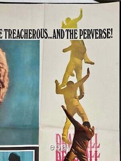 Affiche de cinéma Quad ORIGINALE de Deadfall Michael Caine Bryan Forbes 1968