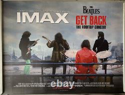 Affiche de cinéma THE BEATLES GET BACK LE CONCERT SUR LE TOIT 2022 (IMAX Quad)
