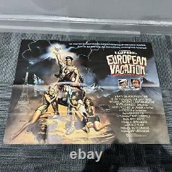 Affiche de cinéma UK Quad RARE de National Lampoon's European Vacation