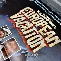 Affiche de cinéma UK Quad RARE de National Lampoon's European Vacation
