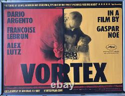 Affiche de cinéma VORTEX 2023 (Quad) Gaspar Noé Dario Argento Françoise Lebrun