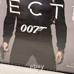 Affiche de cinéma britannique originale du teaser Quad de James Bond Spectre 007 encadrée 40 x 30