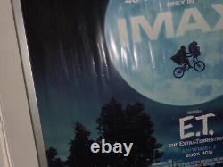 Affiche de cinéma du 40e anniversaire de E. T. Quad avec frais de port gratuits au Royaume-Uni, très rare