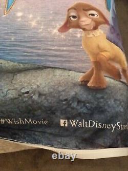 Affiche de cinéma géante en tissu originale DISNEY WISH RARE