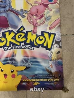 Affiche de cinéma originale Pokémon Le Premier Film 1999 Royaume-Uni format 27 x 40