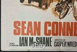 Affiche de cinéma originale Quad Ransom Sean Connery Tom Chantrell 1974