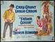 Affiche De Cinéma Originale Quad De Father Goose Avec Cary Grant Et Leslie Caron 1964