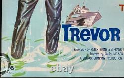 Affiche de cinéma originale Quad de Father Goose avec Cary Grant et Leslie Caron 1964