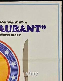 Affiche de cinéma originale Quad du film Alice's Restaurant d'Arthur Penn avec Arlo Guthrie 69