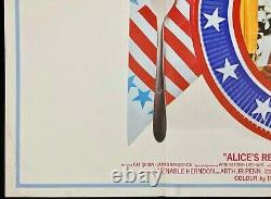 Affiche de cinéma originale Quad du film Alice's Restaurant d'Arthur Penn avec Arlo Guthrie 69