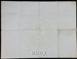 Affiche de cinéma originale Quad du film Alice's Restaurant d'Arthur Penn avec Arlo Guthrie 69