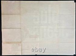 Affiche de cinéma originale Quad du film Blue Jeans Tom Chantrell Carol Lynley 1959