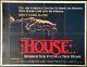 Affiche De Cinéma Originale Quad Du Film House De Sean S. Cunningham 1985
