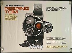 Affiche de cinéma originale Quad du film Peeping Tom de Michael Powell 2023RR