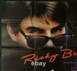Affiche de cinéma originale Quad du film Risky Business avec Tom Cruise 1983