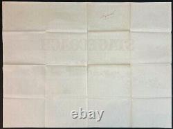 Affiche de cinéma originale en quad de Stagecoach avec Bing Crosby et Norman Rockwell 1966