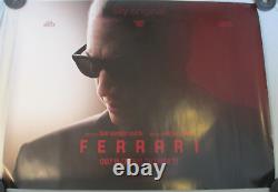 Affiche de cinéma super rare du film Michael Mann Ferrari #02 pour rétro-éclairage, PAS QUAD.