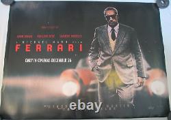 Affiche de cinéma super rare pour Michael Mann Ferrari Movie #01 Pour rétroéclairage, PAS QUAD