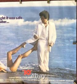 Affiche de cinéma vintage '10', Dudley Moore, Bo Derek, 1979, QUAD