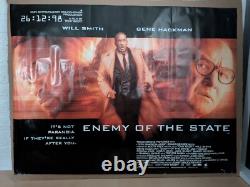 Affiche de cinéma vintage Quad - Lot de 19 véritables affiches de films des années 1990