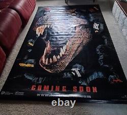Affiche de cinéma vintage du géant Jurassic Park 2 de 1997 pour la salle de loisirs, film classique.