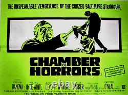 Affiche de film CHAMBRE DES HORREURS (1966) Britannique UK Quad 30 x 40 VF +