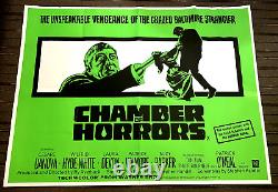 Affiche de film CHAMBRE DES HORREURS (1966) Britannique UK Quad 30 x 40 VF +