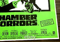 Affiche de film CHAMBRE DES HORREURS (1966) Britannique UK Quad 30 x 40 VF +