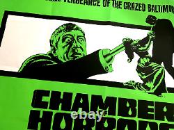Affiche de film CHAMBRE DES HORREURS (1966) Britannique UK Quad 30 x 40 VF +