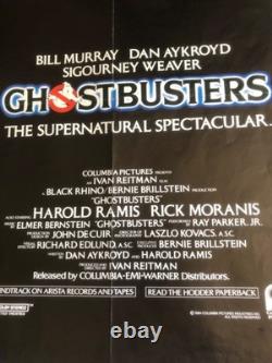 Affiche de film Ghostbusters & Ghostbusters II (s) Originale UK Quad Recto Seul