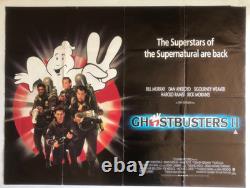 Affiche de film Ghostbusters & Ghostbusters II (s) Originale UK Quad Recto Seul