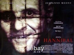 Affiche de film 'Hannibal' 2000 UK Quad / Double face (30 x 40) État neuf enroulée
